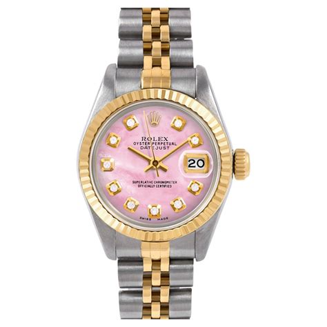 rolex mother of pearl ladies watch